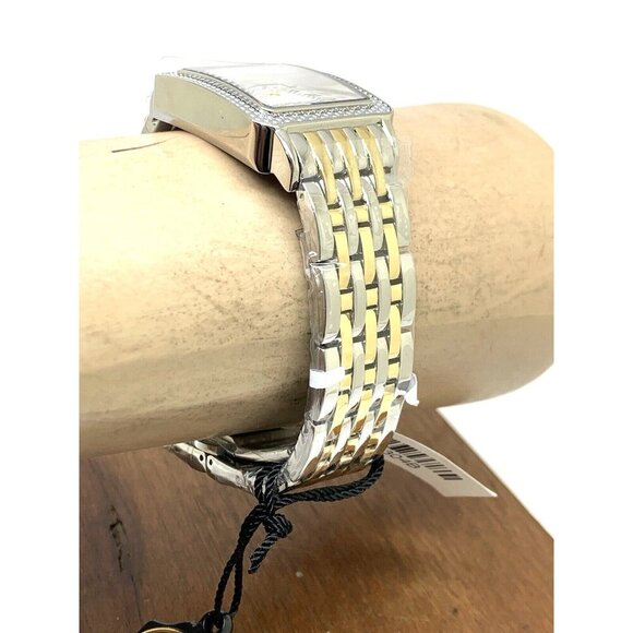 GV2 by Gevril Women's Watch 12304B Swiss Quartz Mother of Pearl Dial 2-Tone - Picture 11 of 13